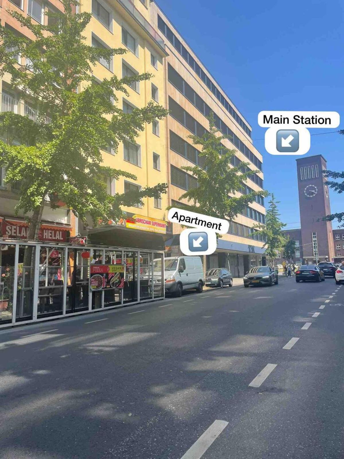 Zentrale Wohnung Direkt Am Hauptbahnhof - Bismarck ดุสเซลดอร์ฟ ภายนอก รูปภาพ